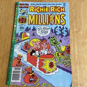 RICHIE RICH MILLIONS #106 HARVEY COMICS FUN HOUSE CV 1981